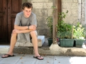 Thomas resting in the shade